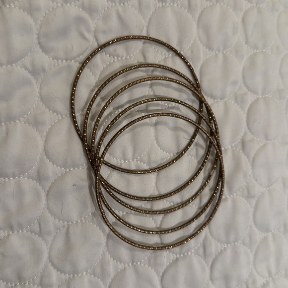 Women 5 - five bangles bracelets bundle - Picture 2 of 5